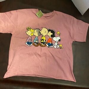 Peanuts cropped tee